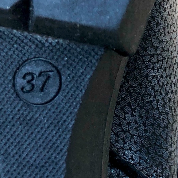 NWOT V-ITALIA s37 Euro blk/gray metallic combat boots Gorgeous! Leather in/out - Picture 4 of 7